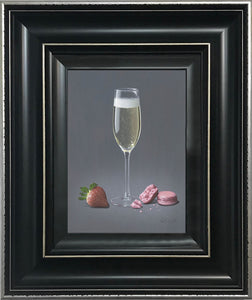 Champagne and Strawberry Macaroons - Limited Edition Print