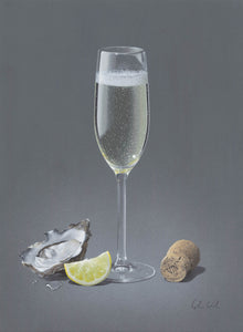 Champagne and Oyster - Limited Edition Print