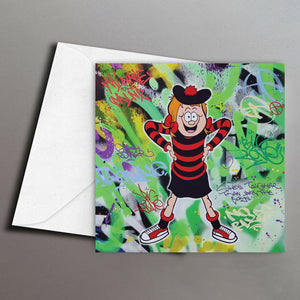 Minnie The Outlaw Greeting Cards