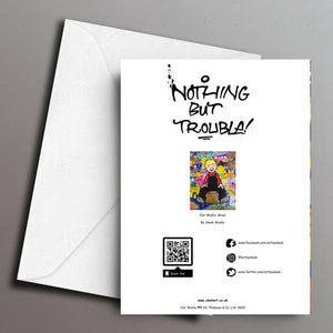 Nothin But Trouble - Mixed Set of 3 Greeting Cards