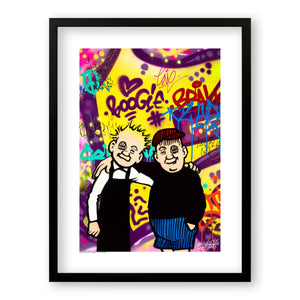 Oor Wullie and Fat Boab Open Edition Print