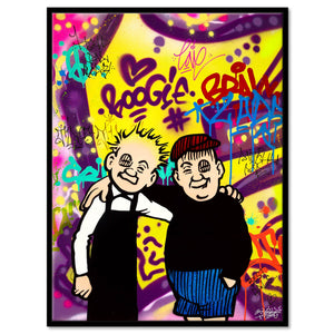Oor Wullie and Fat Boab Canvas Print