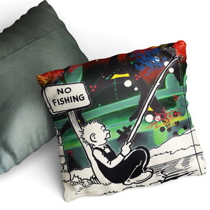 A Fine Day For Fishing Cushion